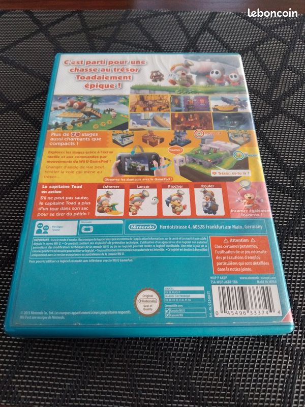Captain Toad Treasure Tracker Jeu Nintendo Wii U (image 2)