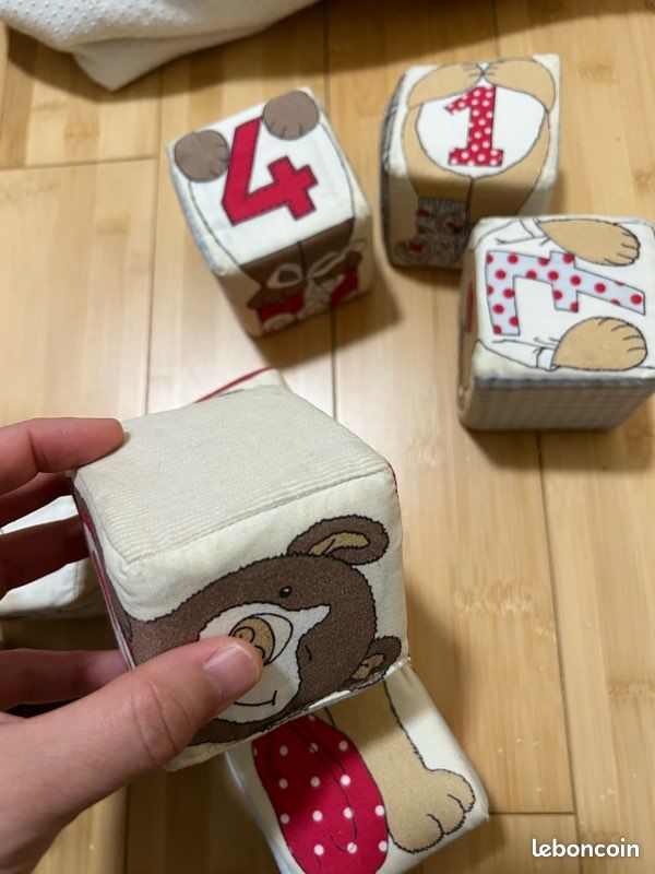 Blocks en tissu jouet d’enfant éveil (image 4)