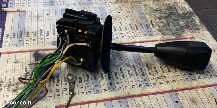 Commutateur Clignotant Pour BMW E36 - Référence 1393282, Pièce D'origine, Occasion En état Fonctionnel