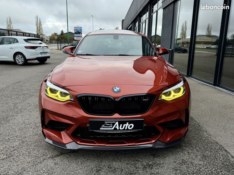 Bmw M2 COUPE (F87) Compétition 3.0 410 ch DKG / Toit ouvrant / Orange Sunset (image 6)