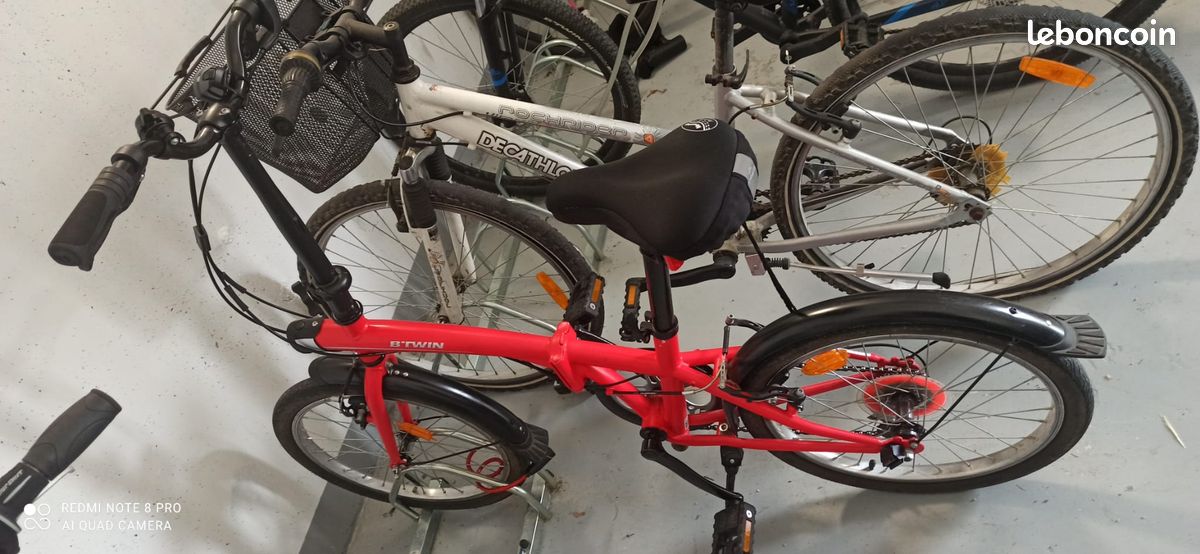 Vélo pliant B twin Fold Tilt 120 entièrement révisé DECATHLON