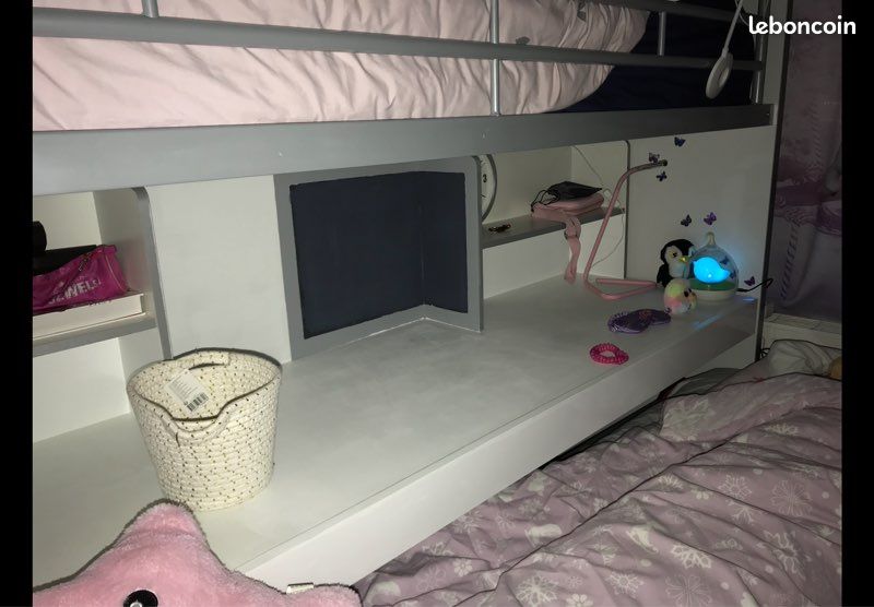 Lit Superposé en Bois Massif - Ma Chambre d'Enfant