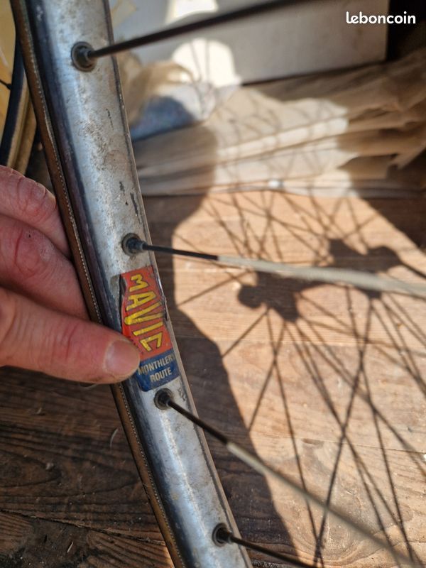 2 jante vintage aluminium boyau MAVIC SPORT