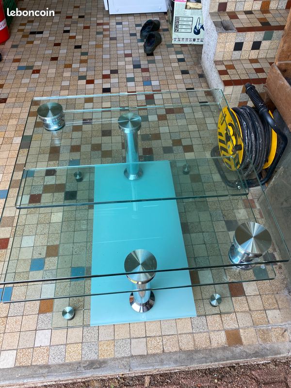 Table salon en verre (image 1)