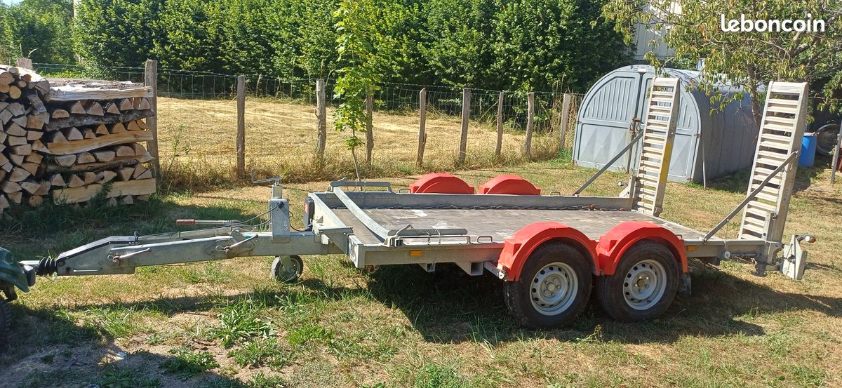 Remorque porte engin 3.5 t hubiere (image 1)