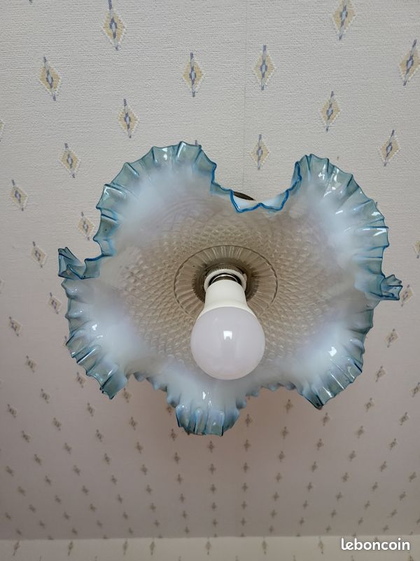 Lampe en verre vintage (image 3)