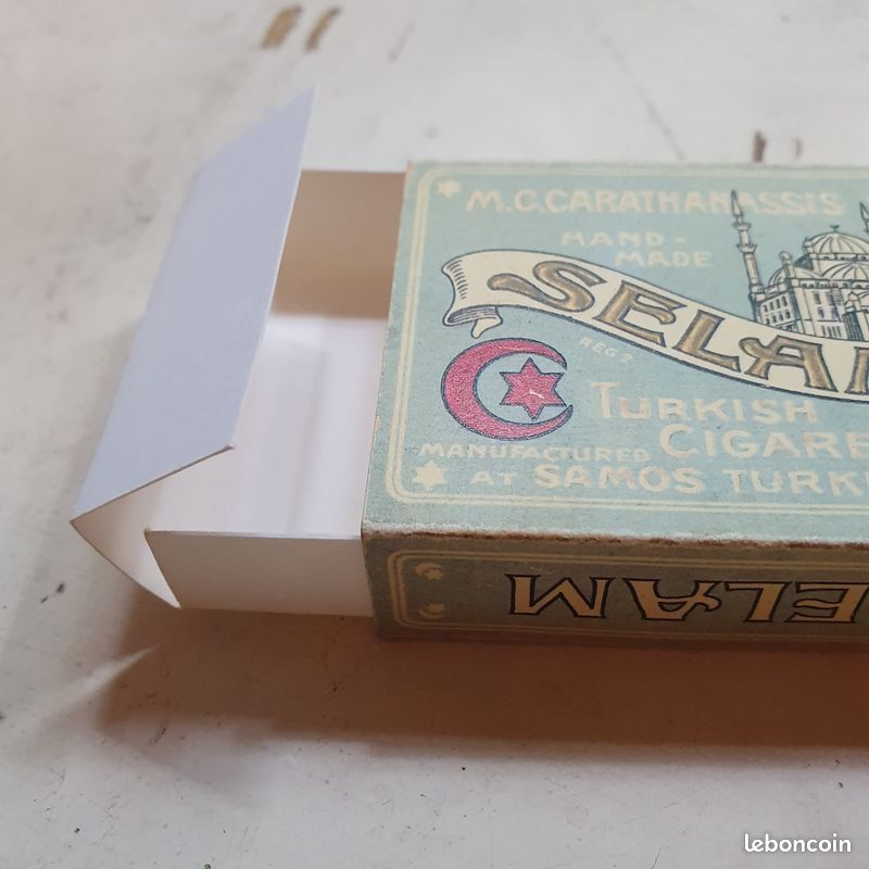 Boîte en carton cigarettes turques "Selam" Turquie (image 2)