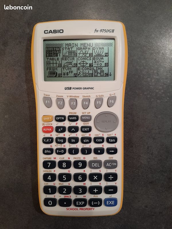 Calculatrice Casio FX 9750 GII USB POWER GRAPHIC Papeterie