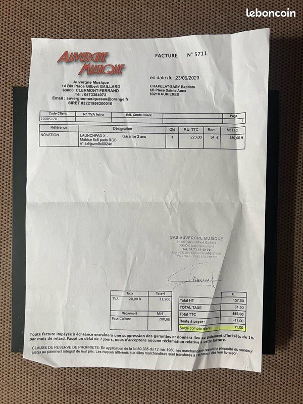 Receipt Air India Excess Baggage International Allowance Air India