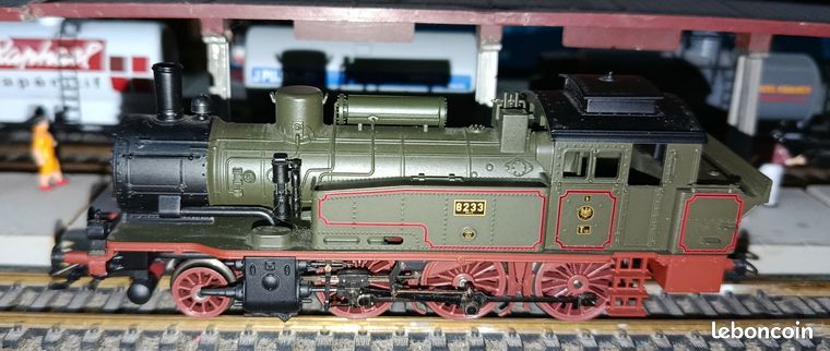 HO Trix locomotive vapeur T12 KPEV 8233 ref 22853 + bo - Modélisme