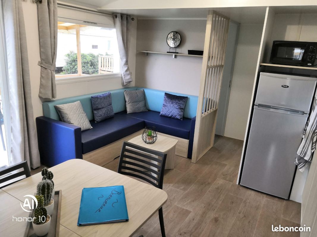 Mobil-home climatisé 6 pers. à 300m de la plage - Camping 4 étoiles La Falaise - Narbonne-Plage (image 6)