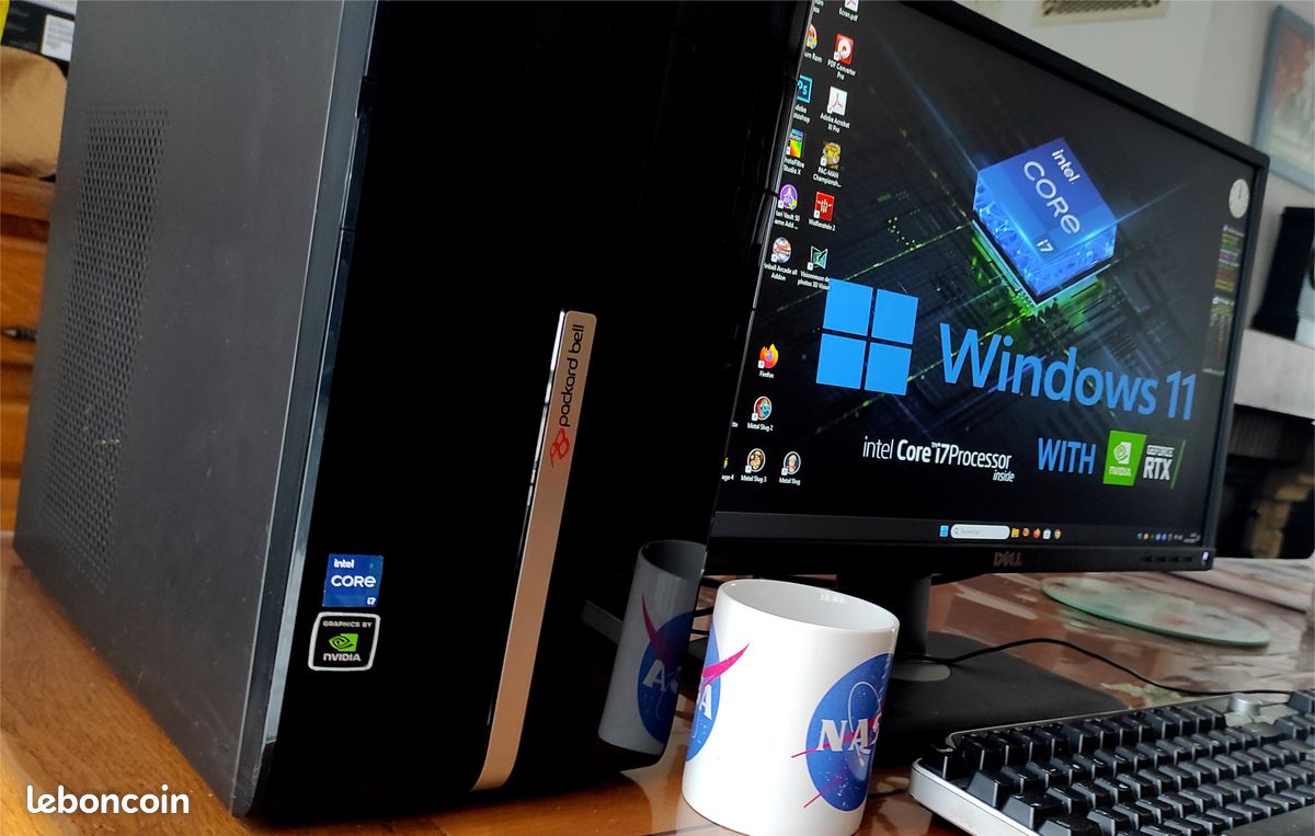 Tour Windows 11 - CPU intel i7 – RAM 16Go - HDD + SSD 500go + Wifi ...