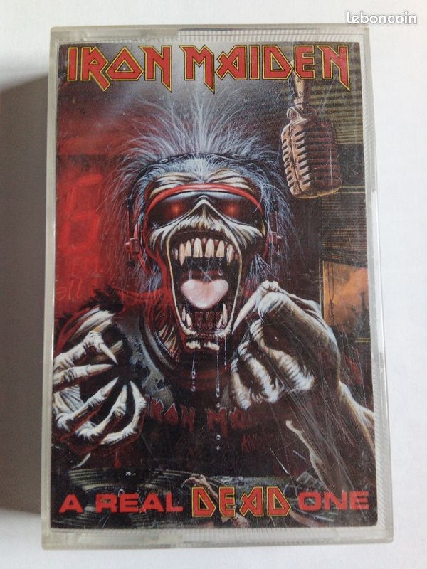 Rare, Cassette Audio Iron Maiden À Real Dead One (image 1)