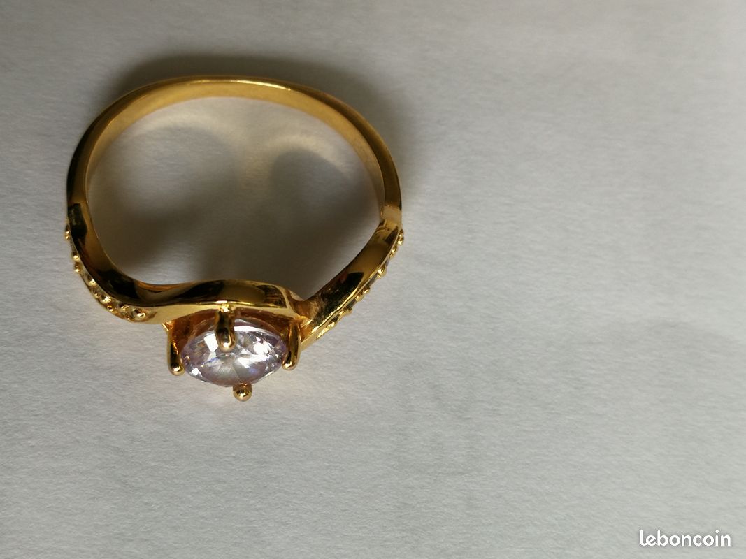 Bague pierre reflet mauve (image 2)