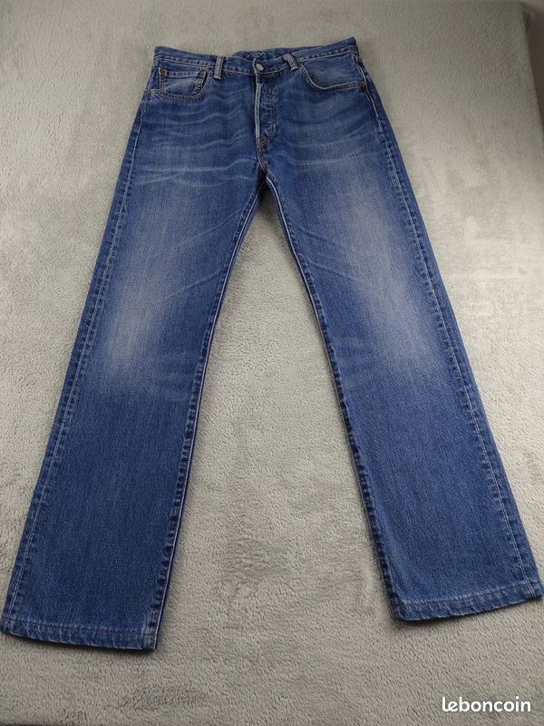 Jean Levi's 501 W32 L32 Vintage Bleu Brut / Straight Fit / Levi Strauss (image 4)