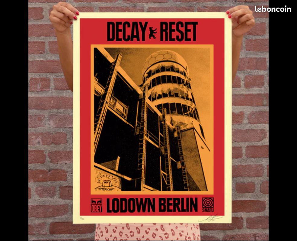 Shepard Fairey : NOISE REMIX (Bonus Print) - Sérigraphie signée et numérotée - Street Art