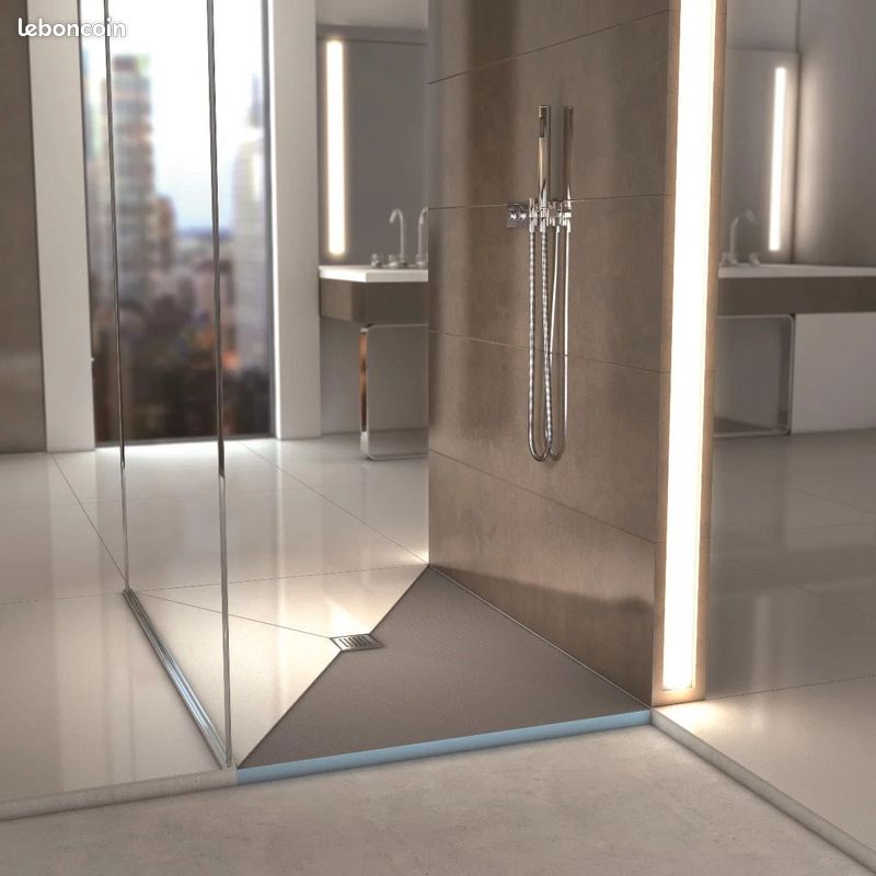 Receveur de Douche à Carreler 120x120cm WEDI Fundo Primo Écoulement Centré - 073735171 - NEUF (image 2)