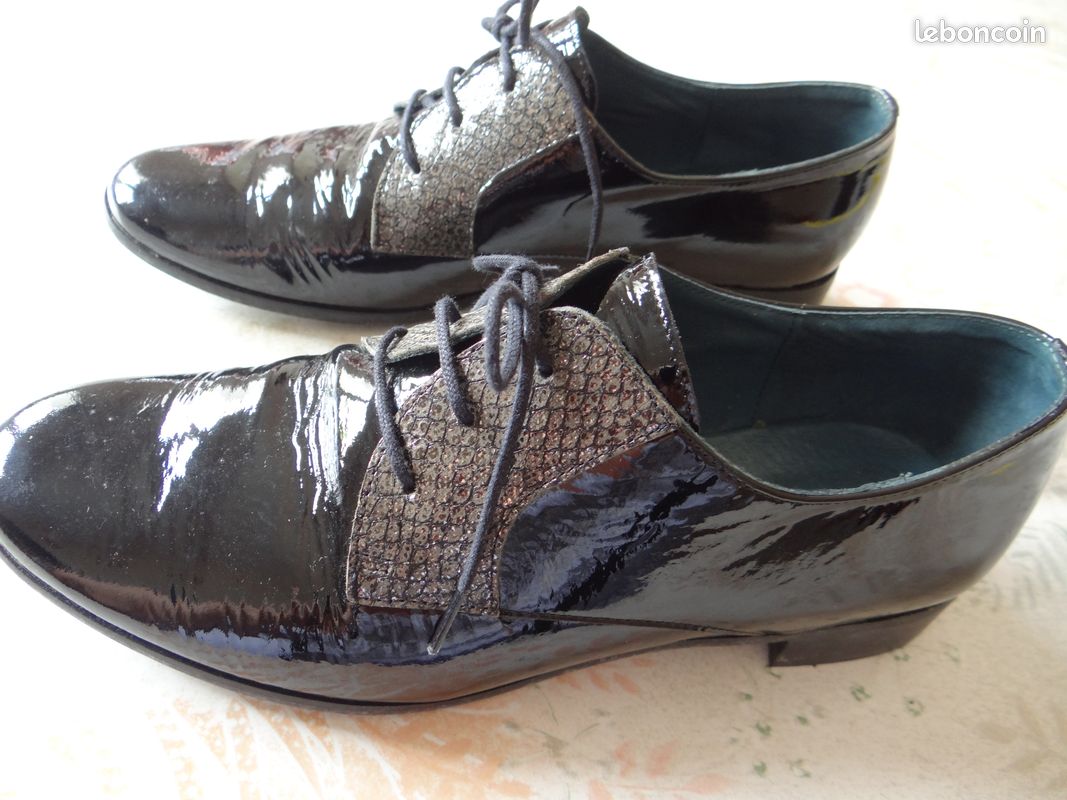 Chaussures (richelieu) Karston en cuir Pt 39 en bon état (image 4)