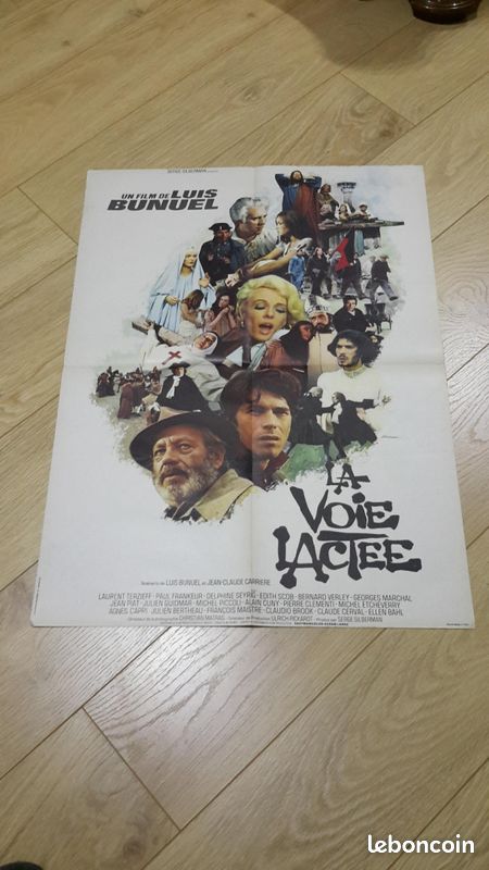 Affiche cinéma originale "LA VOIE LACTEE " Film 1969 / Format: 60 x 80 cm. "no copy" (image 2)