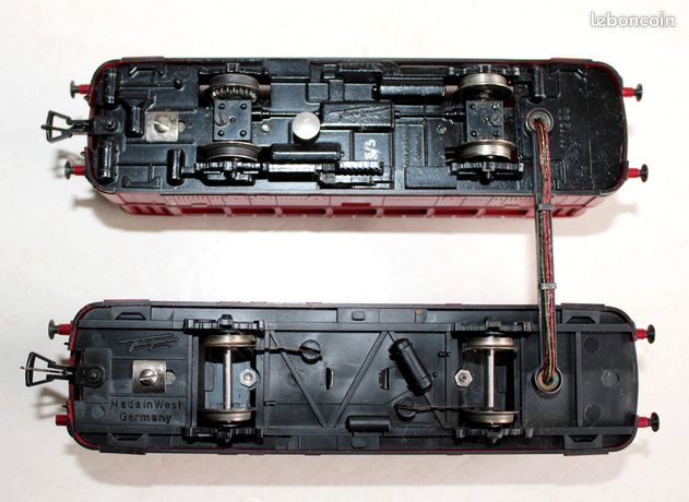 FLEISCHMANN HO LOCOMOTIVE AUTORAIL 614 038-8 , 2 éléments , complet , testé OK EUR 69,00 - ES