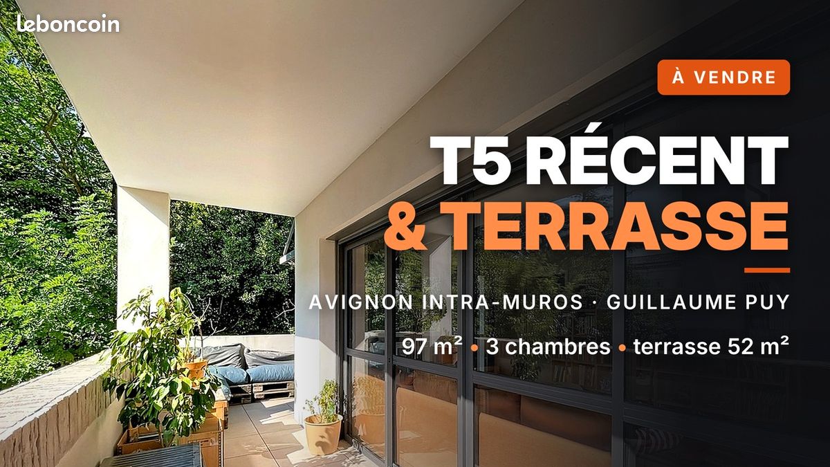Appartement 5 pièces 97 m² · à Avignon · 97 m² · 429 000 €