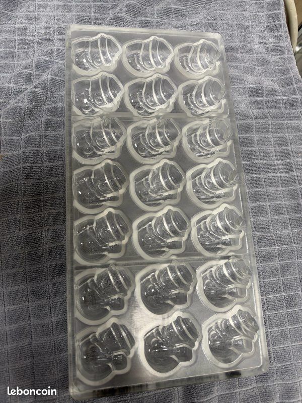 Moules à chocolat Bonhomme de neige – Polycarbonate professionnel (image 2)