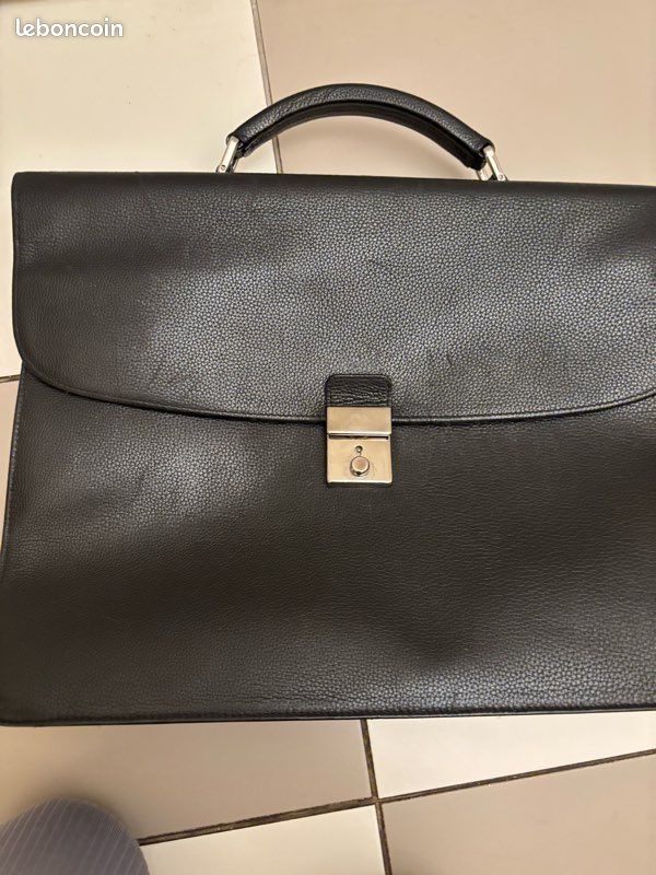 Cartable Longchamp en cuir Accessoires Bagagerie