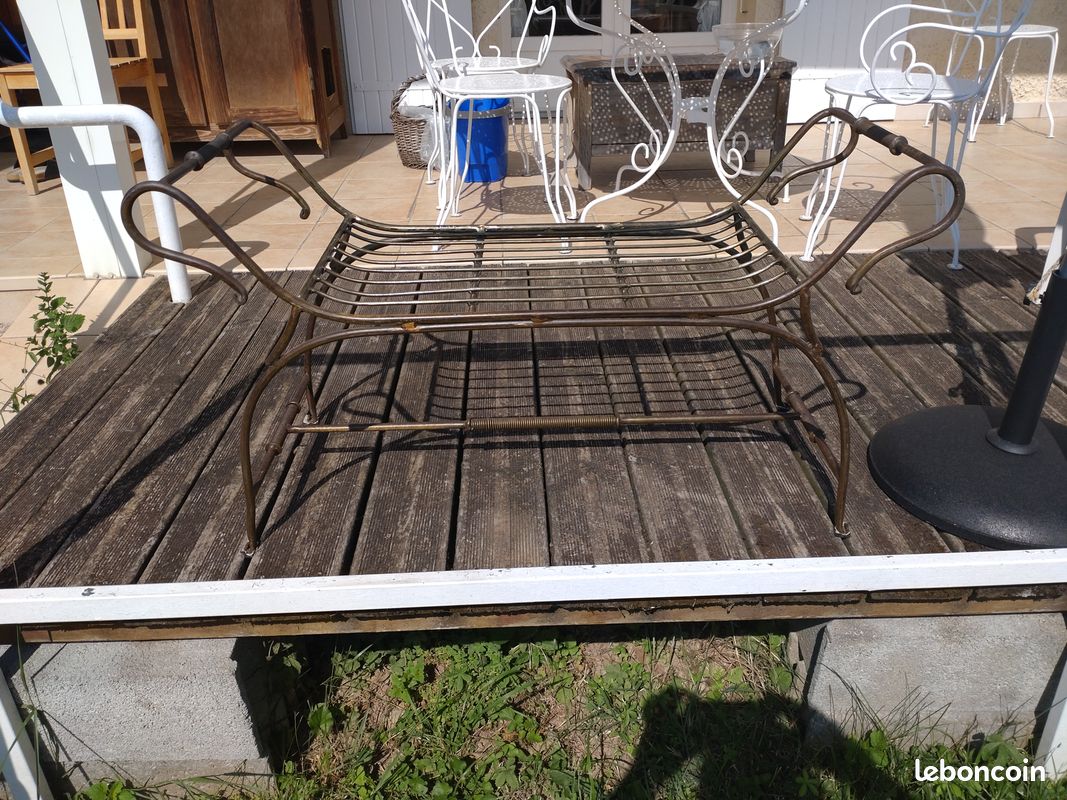 Banc en fer forge (image 7)