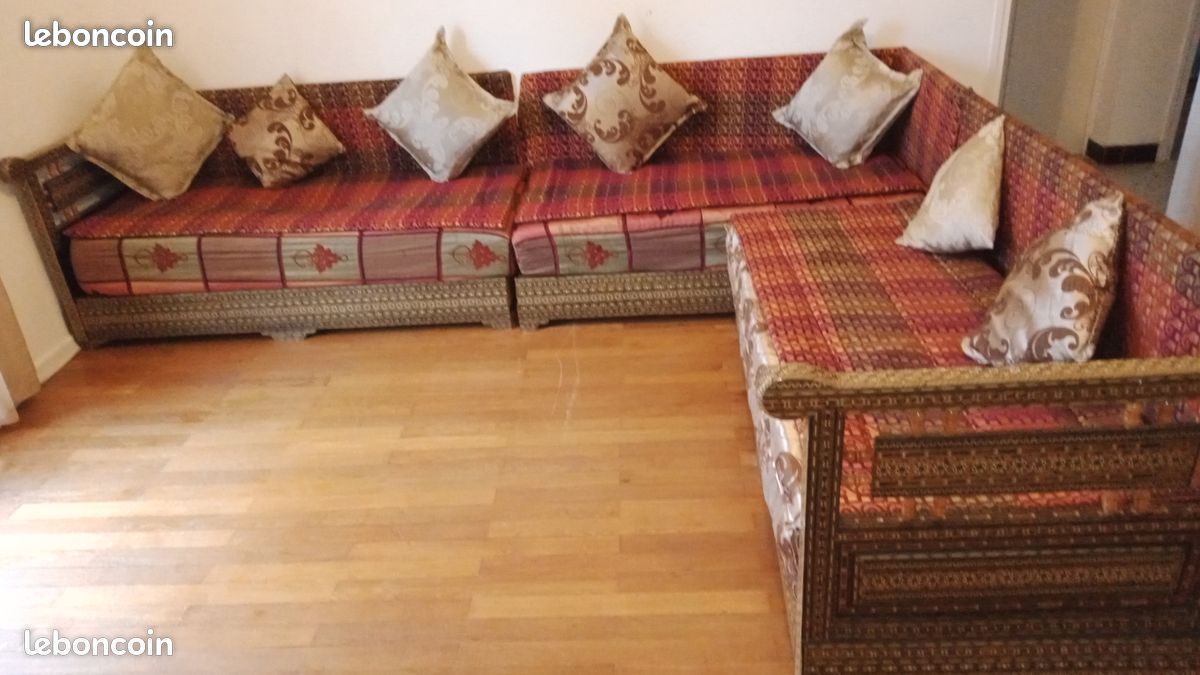 Salon marocain, oriental, canapé marocain, banquettes (image 1)
