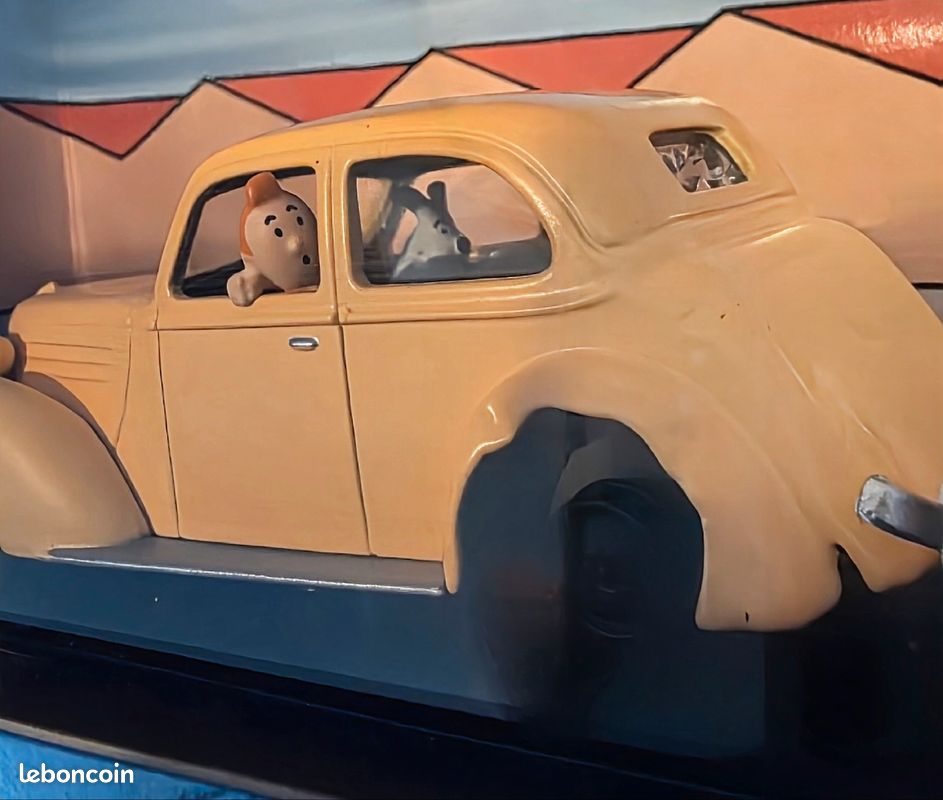 Hachette/Moulinsart - Tintin - 1/24 - L'Auto Accidentée N°61 Le