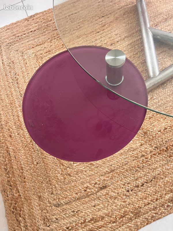 Table ronde en verre (image 4)