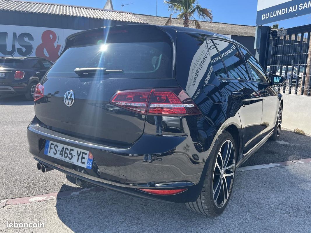 Volkswagen golf gtd 2.0 tdi 184 cv bv dsg 6 suivi complet vw camera / sieges cuir / feux led (image 4)
