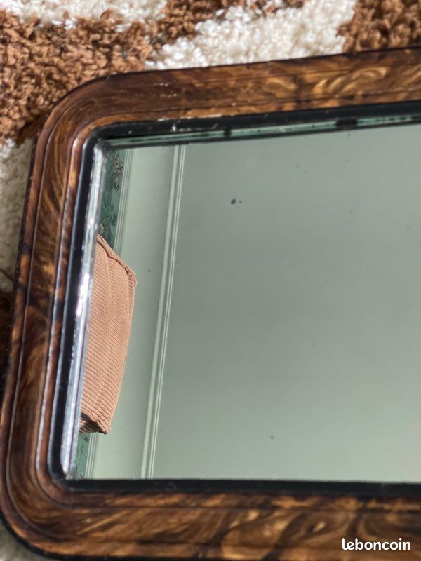 Miroir Louis Philippe en bois et stuc (image 6)