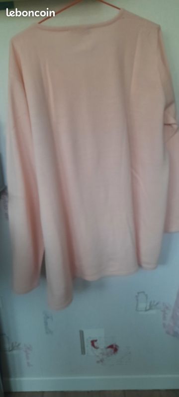 Blouse manches bouffantes rose Daxon | La Redoute