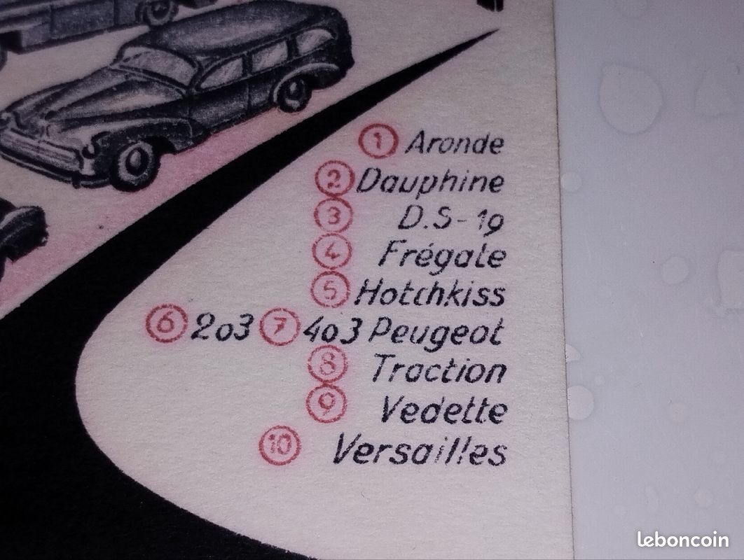 Renault Dauphine, buvard publicitaire des années 50 (image 3)