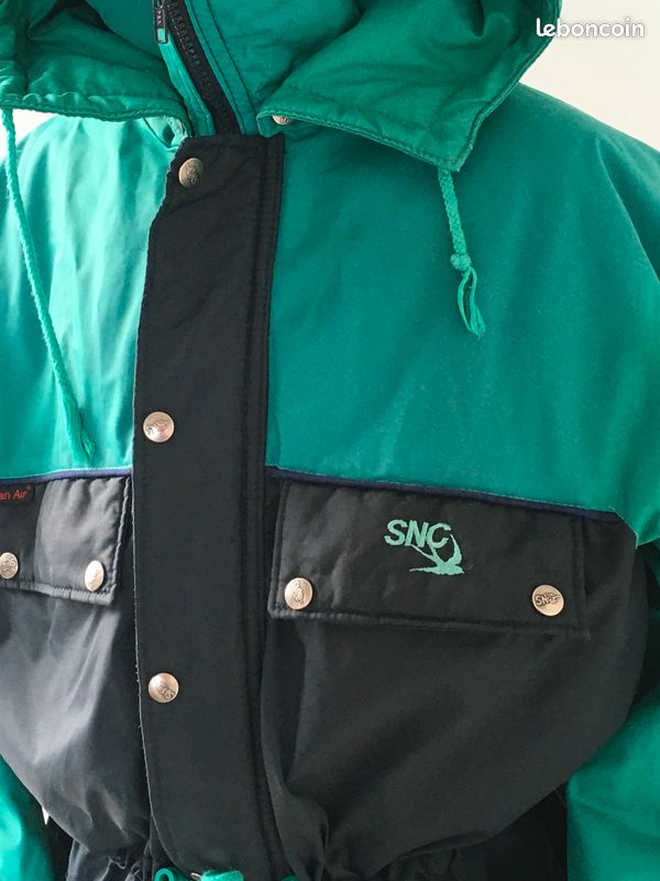Veste parka de ski mixte SNC bicolore (image 2)