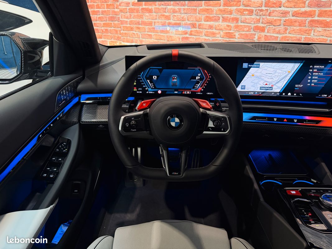 BMW M5 G90/G99 PHEV 727cv BVA8 XDrive - GARANTIE 07/2028 - CARBONE - Bower&Wilkins - HUD - IMMAT FRANCE (image 13)