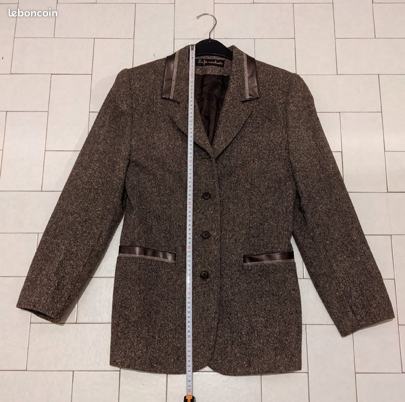 Veste longue marron-La Fée Maraboutée (image 1)