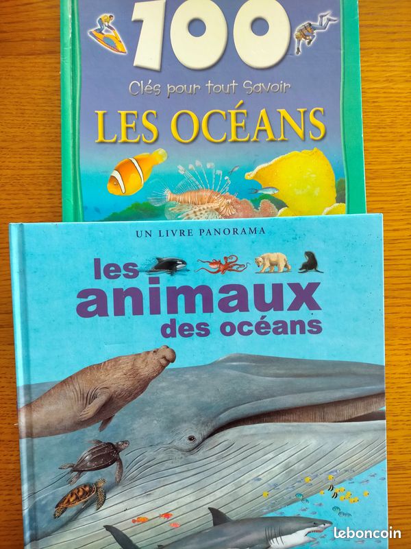 Lot de deux livres enfant sur milieu océanique (image 1)
