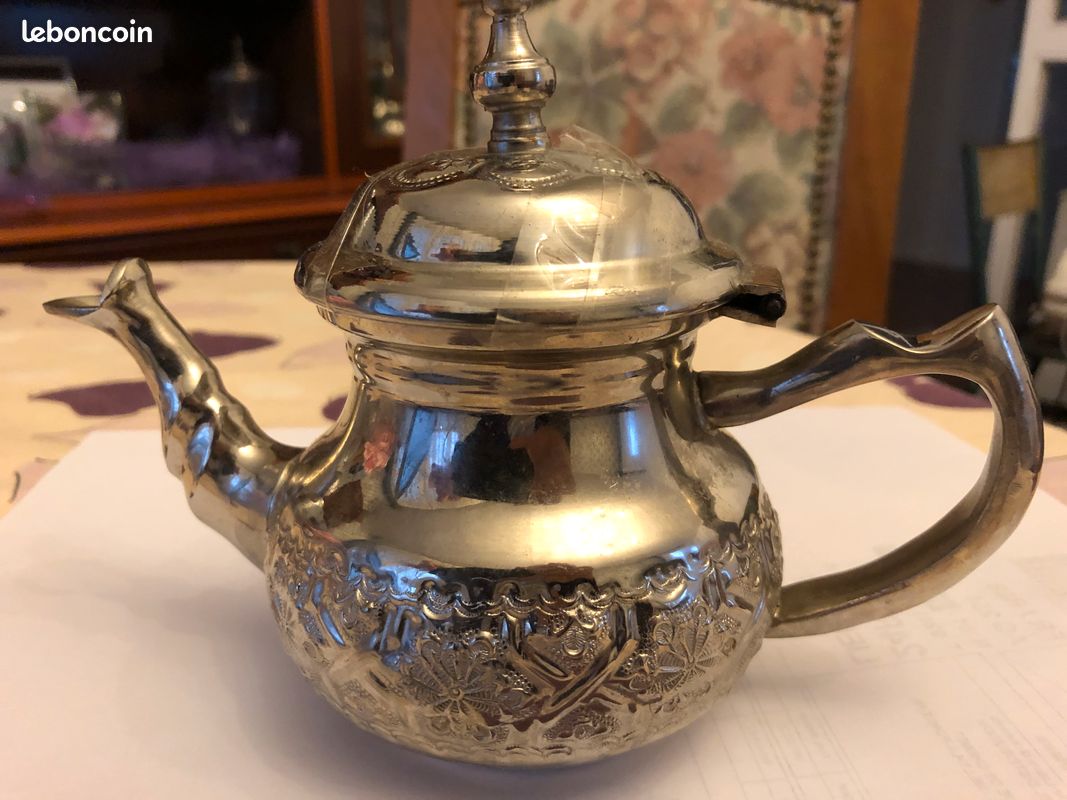 Théière orientale marocaine artisanale fait main/fafa95 (image 1)
