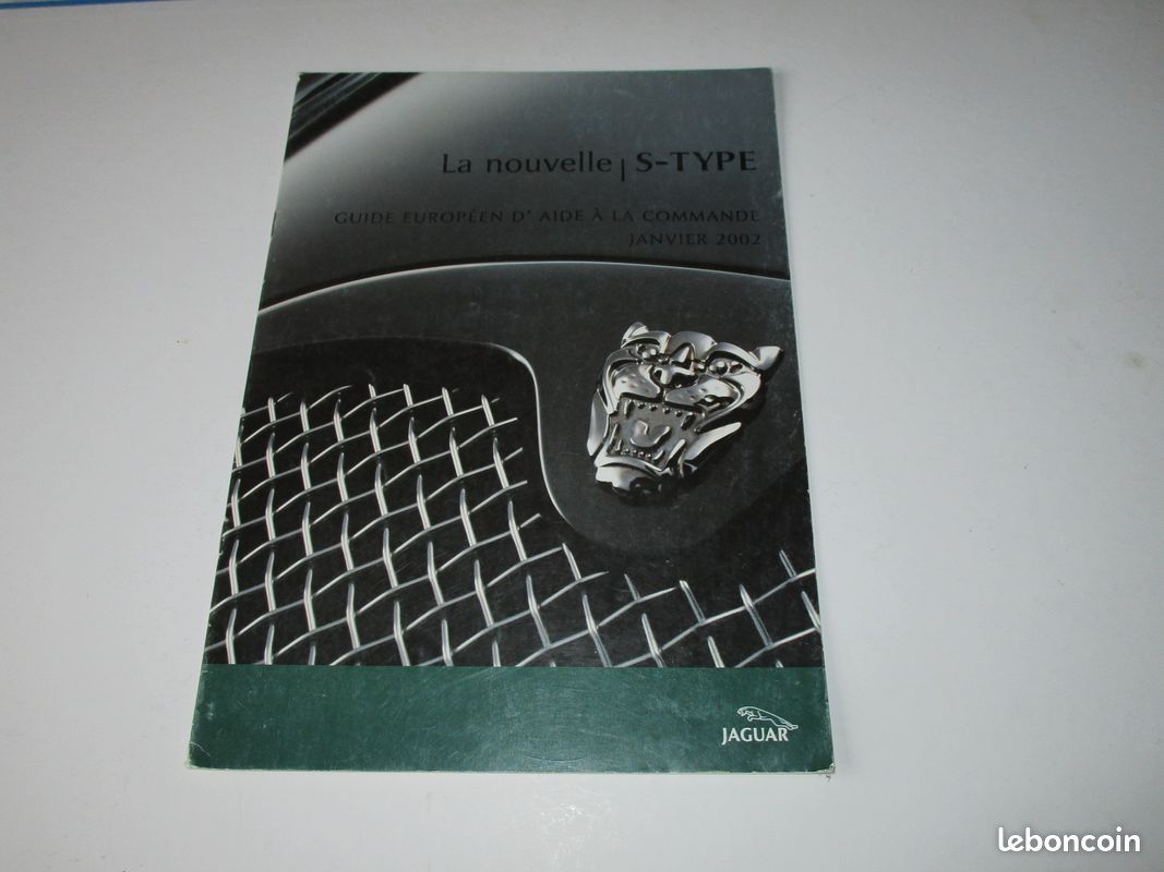 JAGUAR S-TYPE brochure interne commande - édition 01/2002 (image 1)