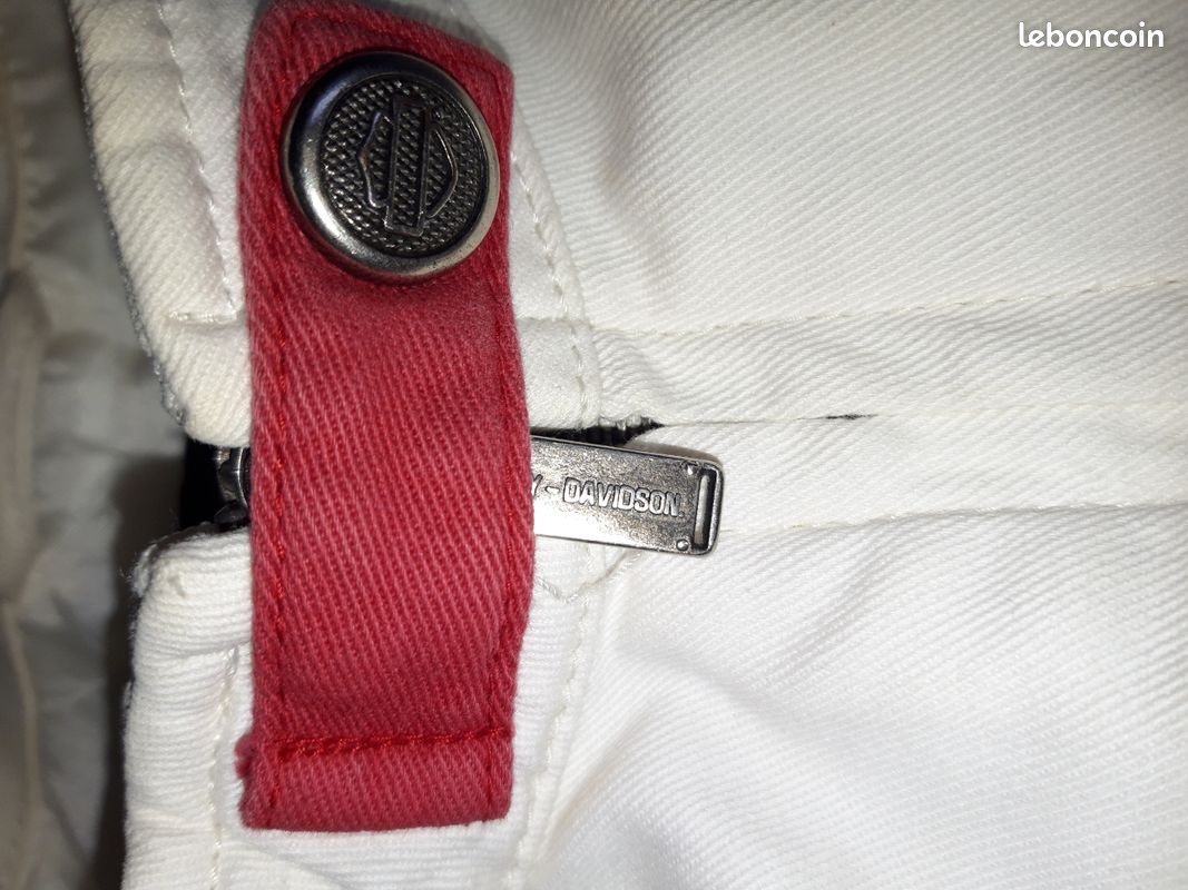 HARLEY DAVIDSON FEMME - VESTE COURTE À CAPUCHON - BLANC - Harley