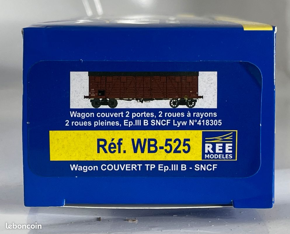 Wagon couvert - Vente en ligne de trains électriques
