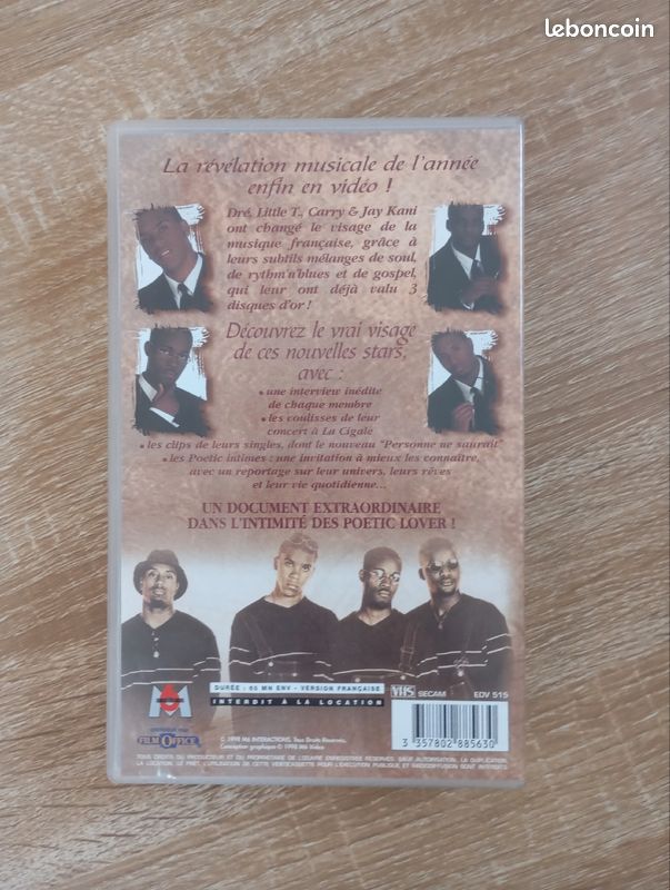 K7 VHS Poetic Lover "Portraits" (image 3)