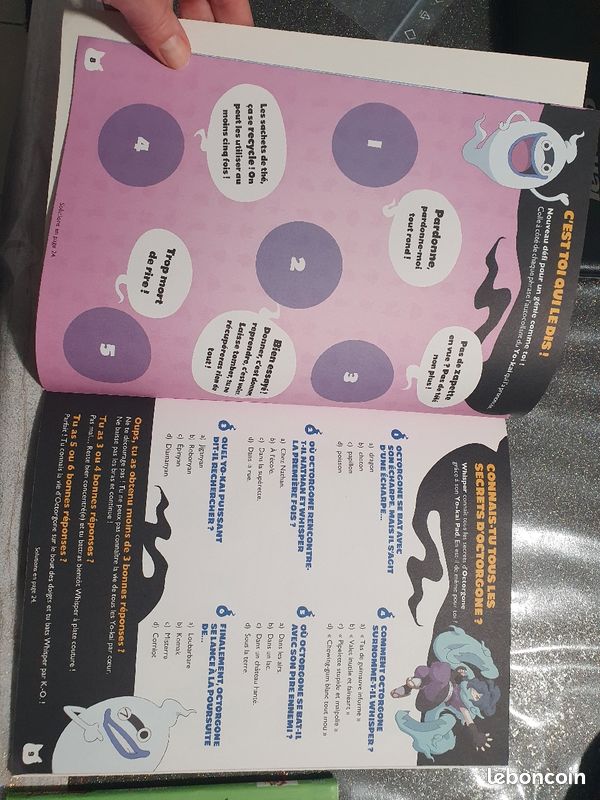 Yokai watch livret quiz+stickers (image 3)