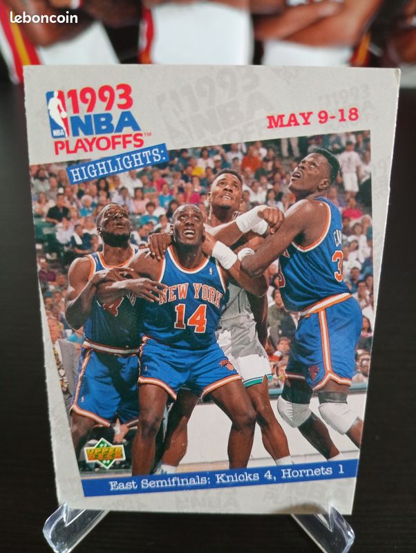 Carte New York Knicks – East Semi Finals Playoffs – Upper Deck 1994 #186 (image 2)