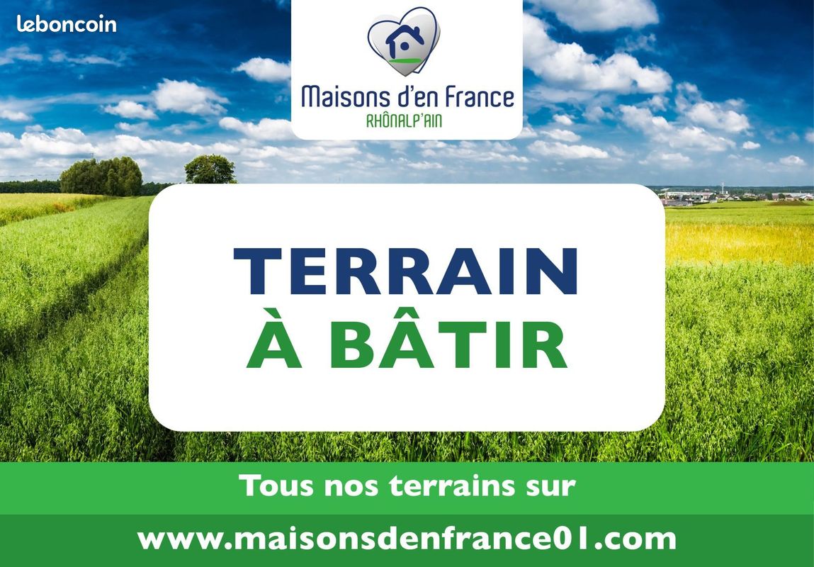 Terrain à bâtir de 600 m² à CESSY (01) · 385 000 €