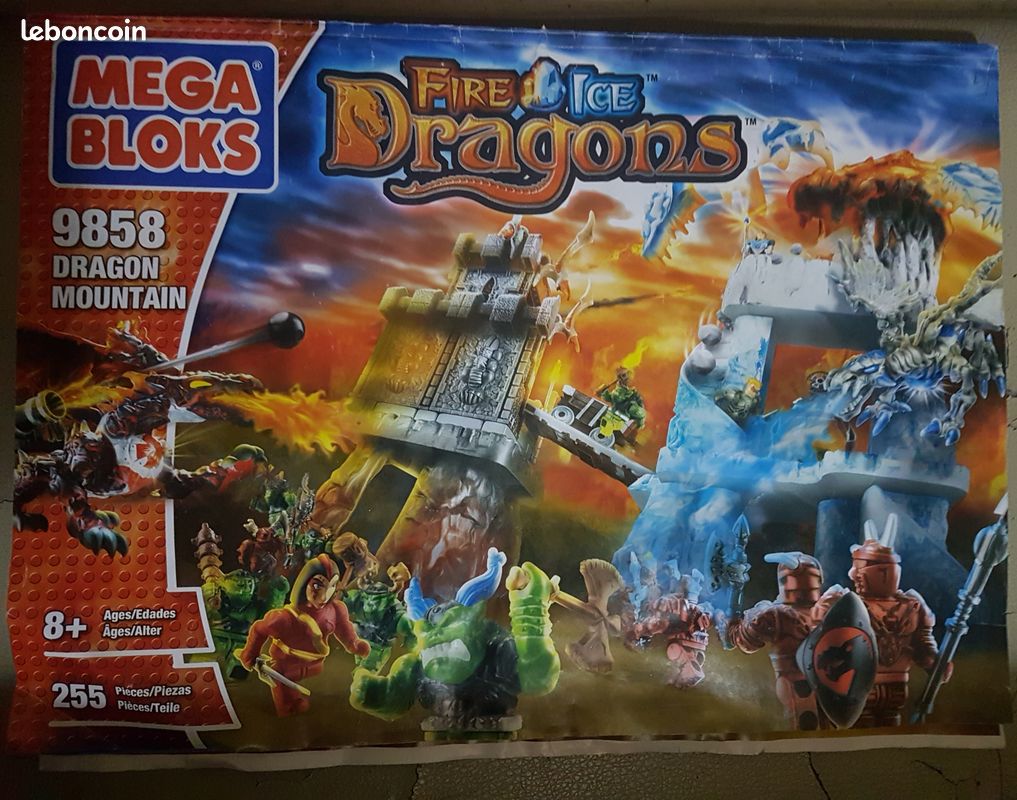 MEGA BLOKS Dragons Fire and Ice 9858 (image 1)