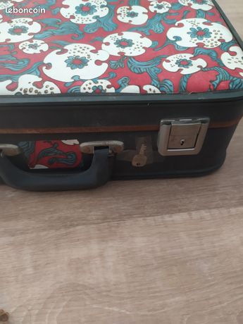 Valise De Voyage Vintage 60s/70s - Bagage à Main, Style Rétro