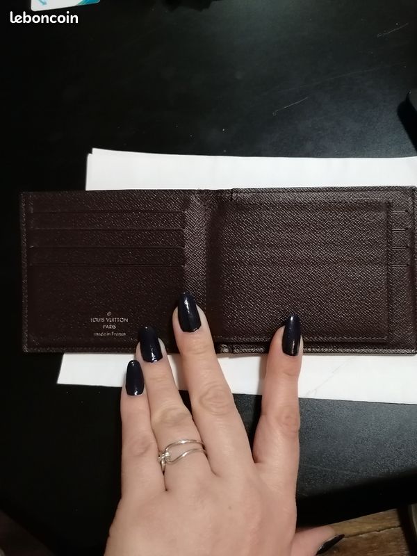 Porte feuille Louis Vuitton PM marron (image 3)